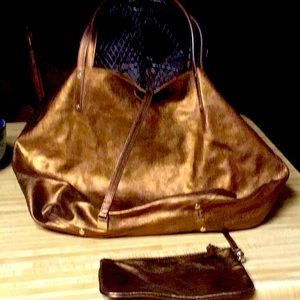 Tiffany Bronze Leather Bag